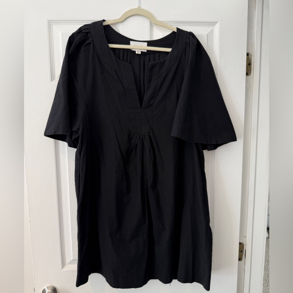 Pomander Place Black Finley Flutter Sleeve Dress